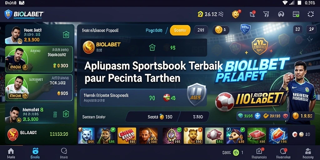 Tampilan gameplay menarik dan interaktif dari BIOLABET Sportsbook.