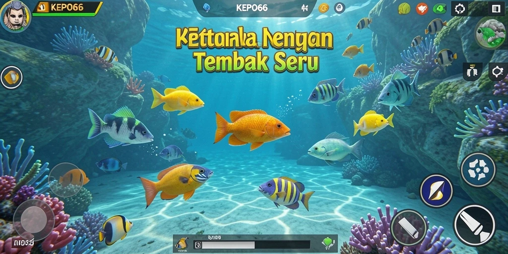 Tangkapan layar KEPO66 menampilkan aksi seru menangkap ikan.