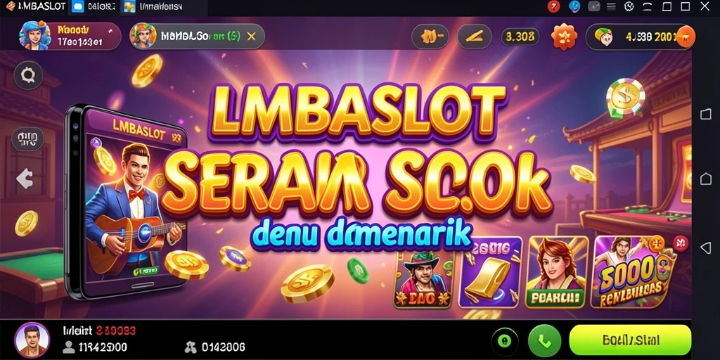 Tampilan gameplay LMBASLOT yang menakjubkan dan menarik perhatian.