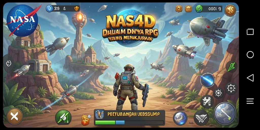 Tampilan gameplay RPG yang menakjubkan dan mendalam.