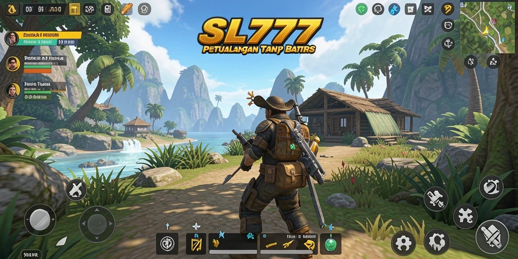 Tampilan gameplay SL777 yang menarik dalam dunia terbuka.
