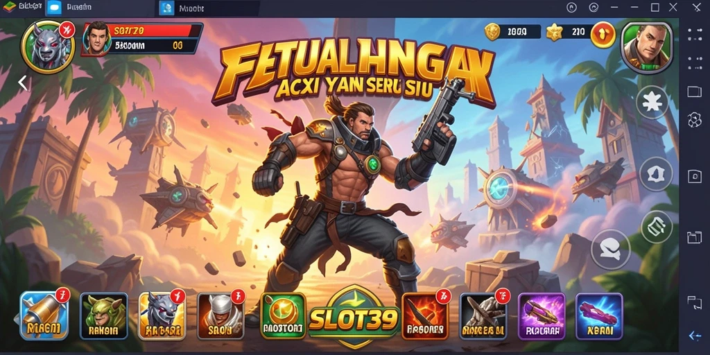 Screenshot utama SLOT39 menunjukkan aksi mendebarkan dalam pertempuran.