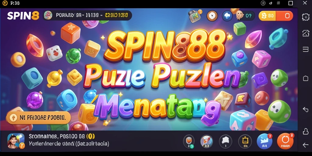 Screenshot gameplay SPIN88 menunjukkan tantangan puzzle yang seru.